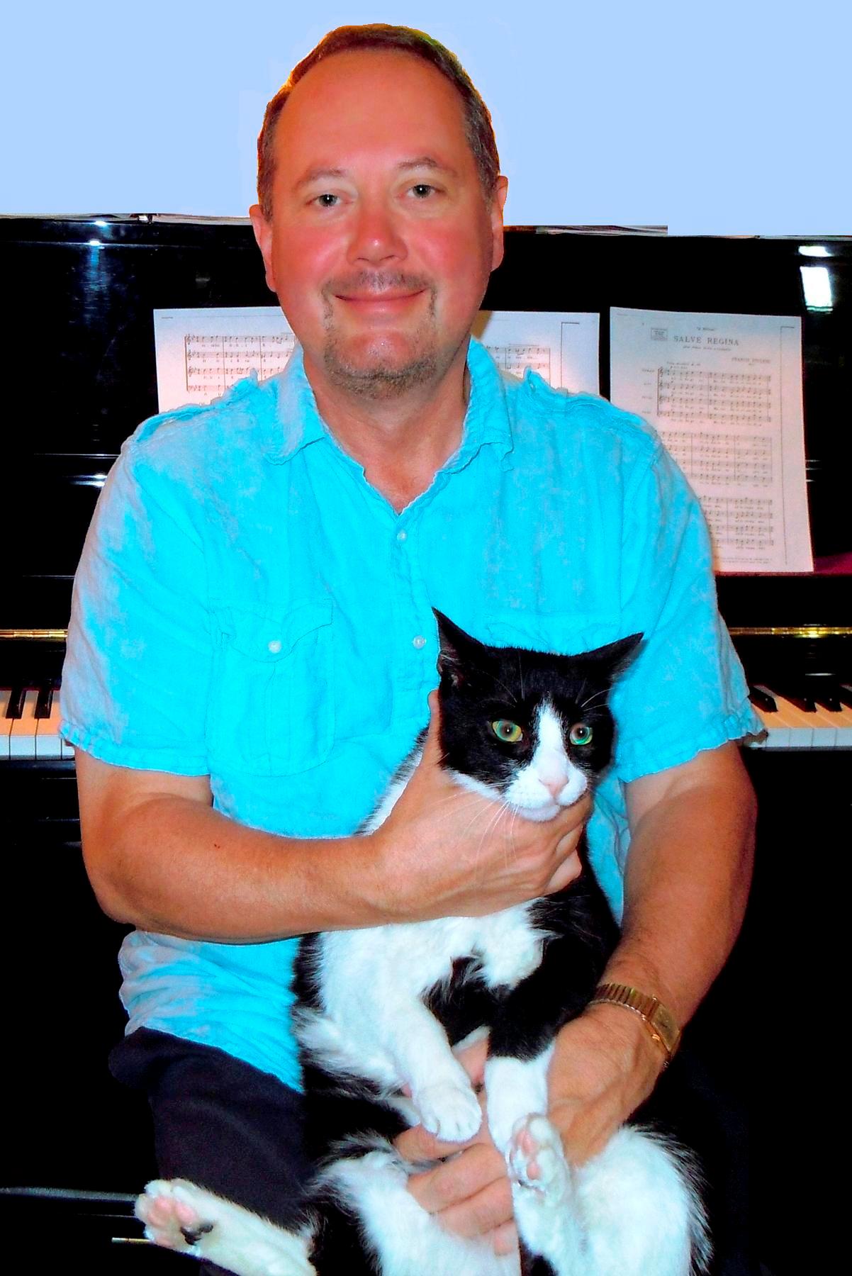 Jon and his cat